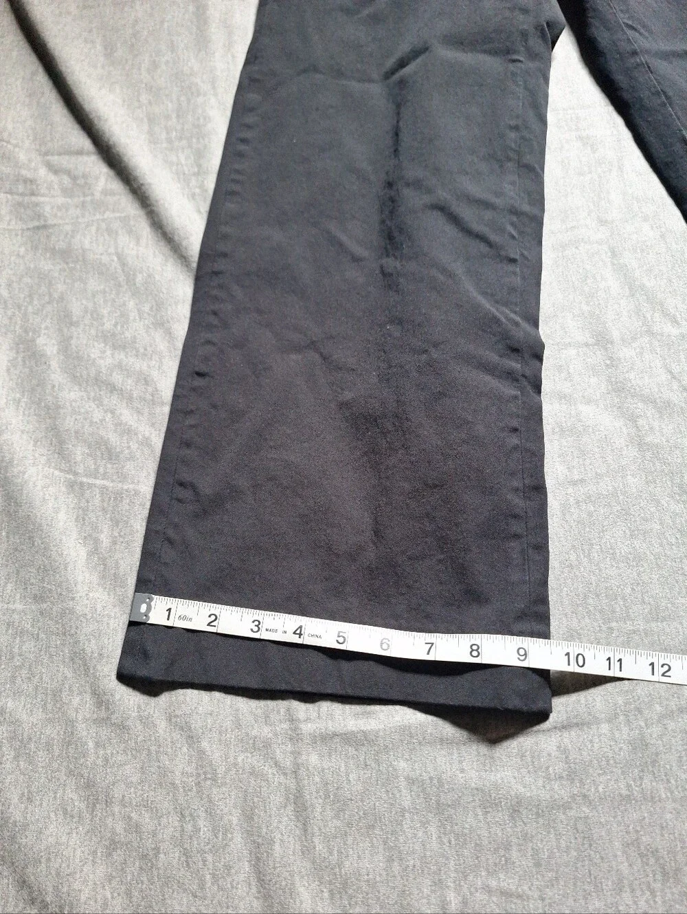 J. Crew Women's Black Chinos - Wide Leg Size 2
